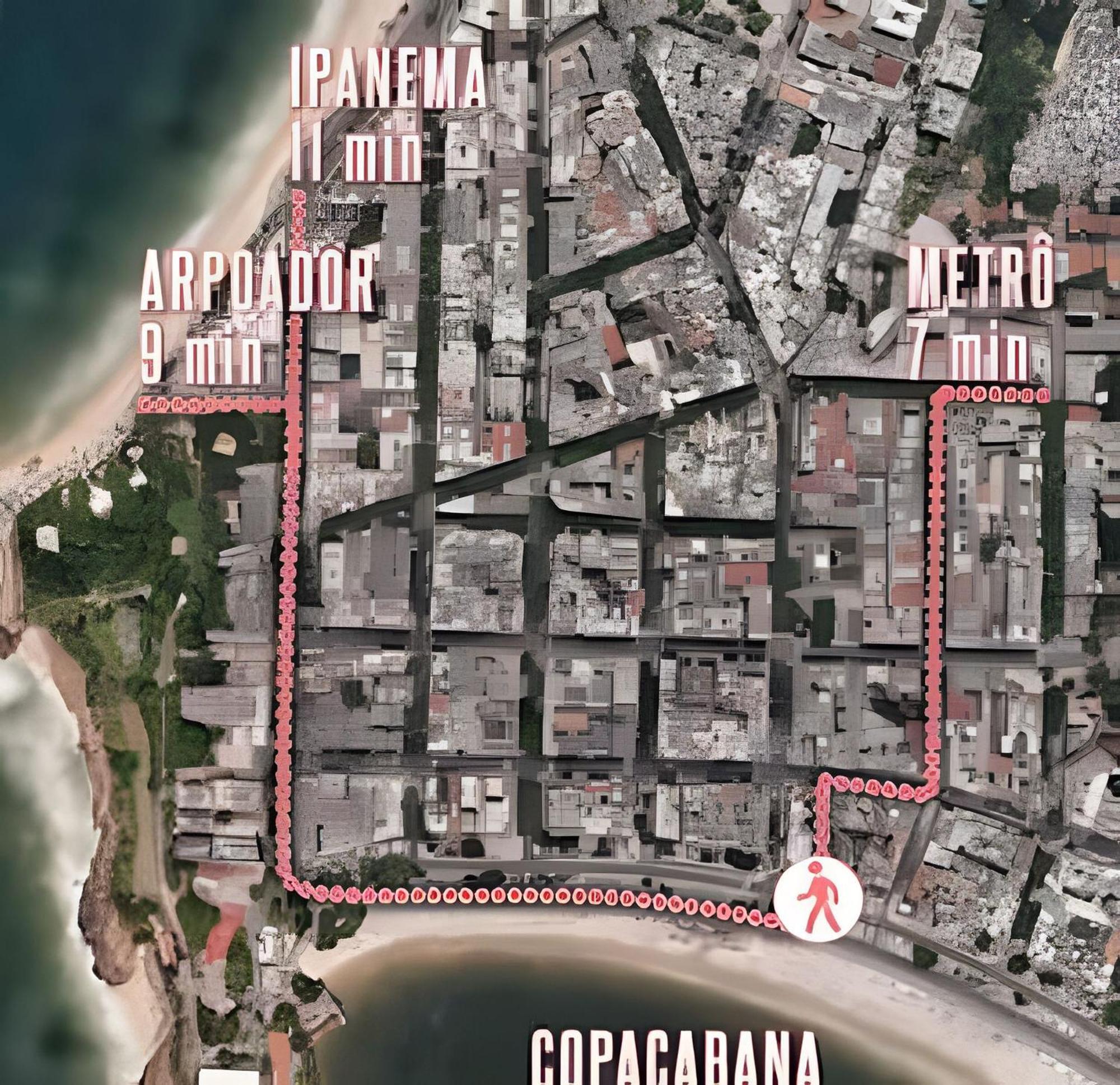 Studio Pe Na Areia Em Copacabana Rio de Janeiro Bagian luar foto